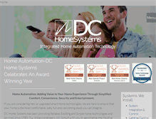 Tablet Screenshot of dchomesystems.com